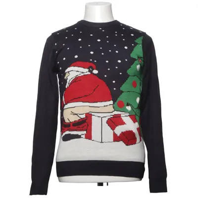 Christmas sweater (Blue, Multicolored) from My Favourites Acrylic, Cotton, Polyester
