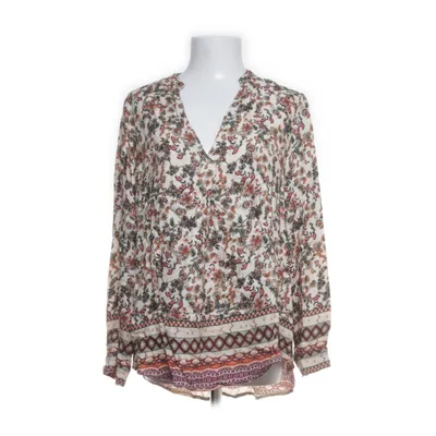 Blouse (Beige, Multicolored) from Heart Kiss Viscose