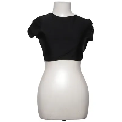 Crop top (Svart) från Melissa Bentsen x NA-KD Elastan, Polyester