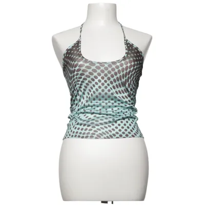 Neckholder Top (Grün, Braun) von Gimaguas Elasthan, Polyester