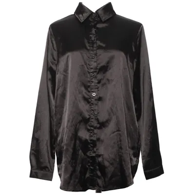 Shirt (Zwart) van PrettyLittleThing Elastaan, Polyester
