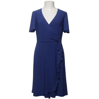 Wrap dress (Blue) from Lauren Ralph Lauren Elastane, Polyester