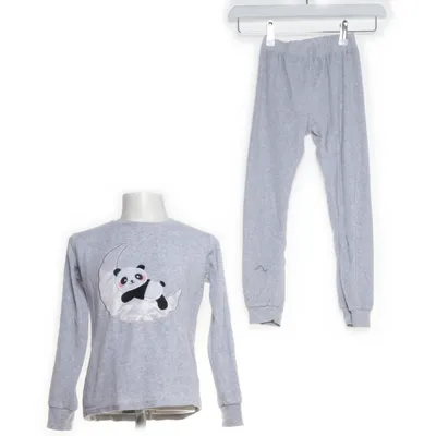 Pyjamas (Grå) från Zeeman Bomull, Polyester