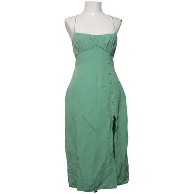 Jurk (Groen) van Zara Linnen, Viscose