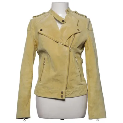 Bikerjacka (Beige) från Ibana Skinn, Polyester