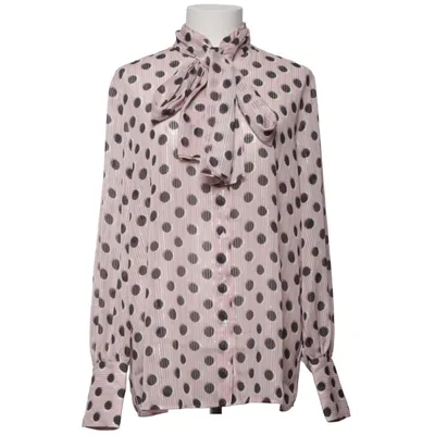 Sløjfebluse (Pink, Sort) fra Hugo Boss