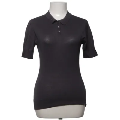 Poloshirt (Zwart) van John Smedley Katoen