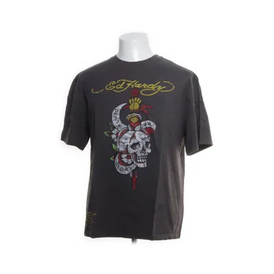 T-shirt (Gray, Multicolored) from Ed Hardy x Urban Outfitters Cotton