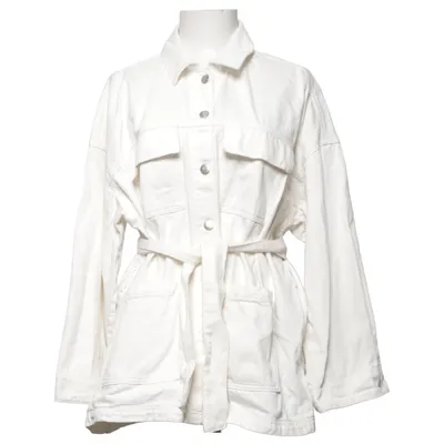 Denim jacket (White) from &Denim by H&M Cotton