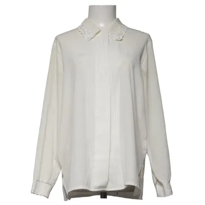 Blouse (White) from Comfort Fashion Quality Polyester