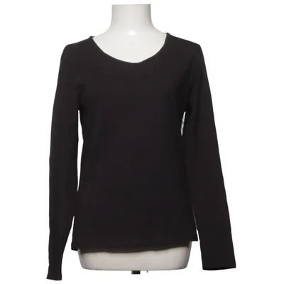 T-shirt à manches longues (Noir) de Dolce Bella Coton, Élasthane