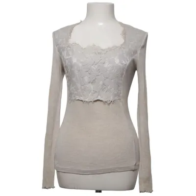 Haut (Beige) de Oscalito Soie, Laine
