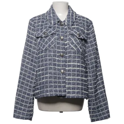Overshirt (Blauw, Wit) van Lene Sand Acryl, Katoen, Polyamide, Polyester