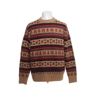 Sweater (Beige, Multicolored) from Uniqlo Acrylic, Elastane, Nylon, Wool
