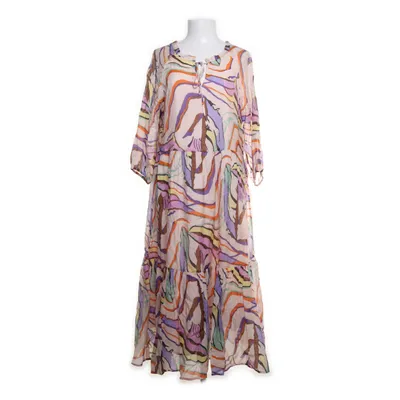 Maxikjole (Beige, Flerfarvet) fra Black Colour Viscose, Polyamid, Bomuld