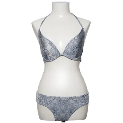 Bikini (Blå, Vit) från Lindex Elastan, Polyamid