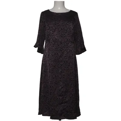 Dress (Black, Purple) from Elton Acetate, Polyester, Viscose