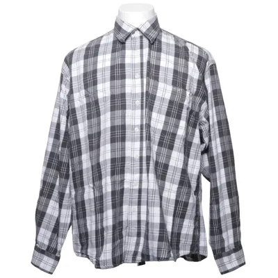 Flannel shirt (Black, White) from Henry Morell Cotton