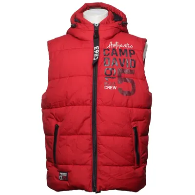 Ydervest (Rød) fra Camp David Polyamid, Polyester