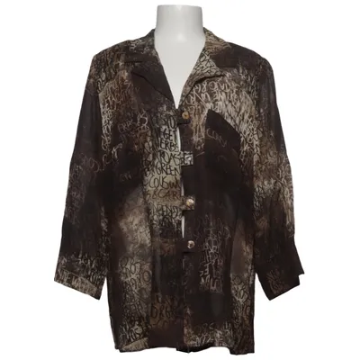 Blus (Brun) från Silbor Polyester, Viskos