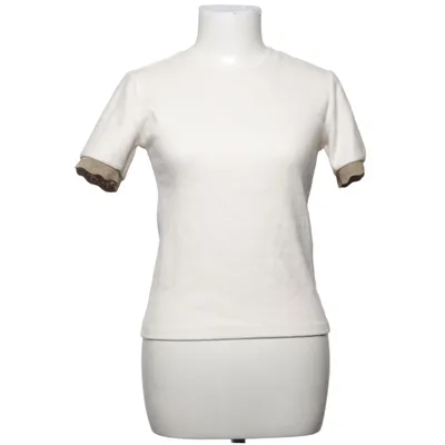 Haut (Beige, Marron) de Zara Coton, Élasthane, Polyester