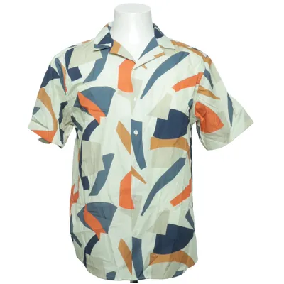Short sleeve shirt (Beige, Blue, Orange) from Anerkjendt