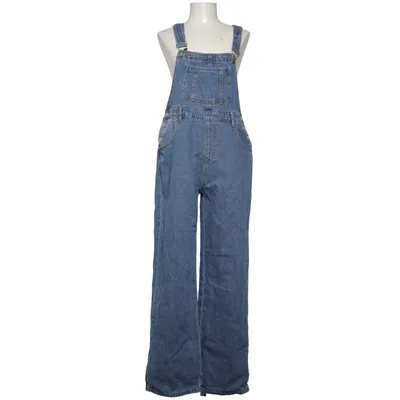 Dungarees (Blue) from Shein Cotton, Polyester, Viscose