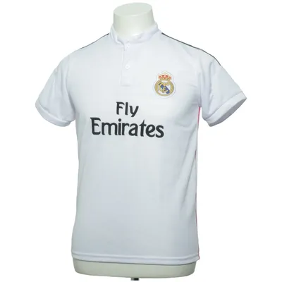 Maillot de football (Blanc, Noir) de Inter Soccer Polyester