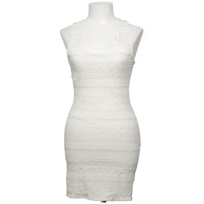 Jurk (Wit) van Rare Elastaan, Metallvezel, Polyamide, Polyester