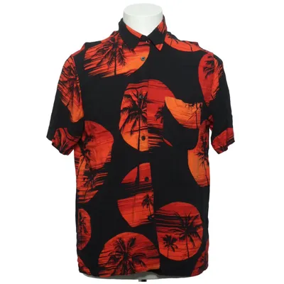 Short sleeve shirt (Black, Red, Orange) from Vailent Viscose