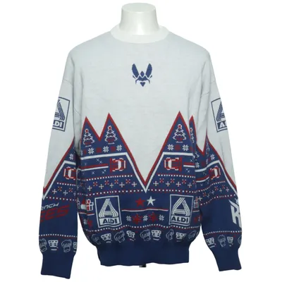 Christmas sweater (Blue, White, Red) from Vitality Acrylic, Merino wool