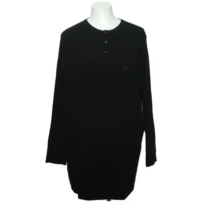 Henley shirt (Black) from Johann Popken Cotton