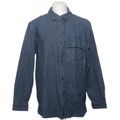 Chemise en jean (Bleu) de Mango Man Coton, Élasthane