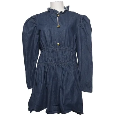 Denim dress (Blue) from Ghospell Cotton, Viscose