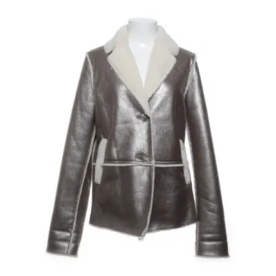 Shearlingjacka (Grå, Beige) från Geox Polyamid, Polyester