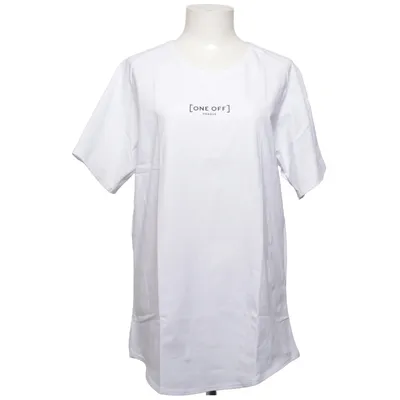 T-shirt (Wit) van One Off Katoen, Elastaan