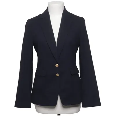 Blazer (Blue) from Banana Republic Elastane, Polyester, Viscose, Wool