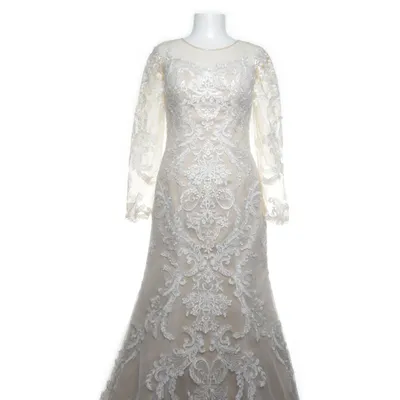 Wedding dress (Beige, White) from Amera Vera