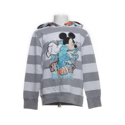 Huvtröja (Vit, Grå, Svart, Blå) från Mickey Mouse Bomull, Polyester