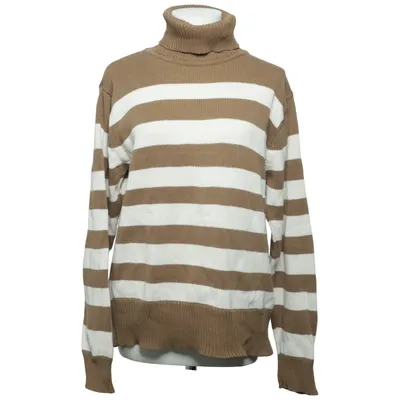 Turtleneck (Brun, Hvid) fra Daniels Bomuld