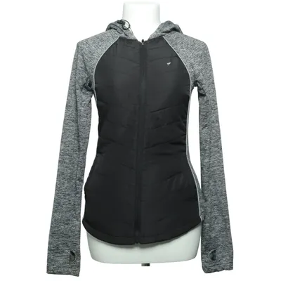 Trainingsjacke (Schwarz, Grau) von Workout Elasthan, Polyester