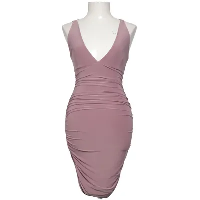 Cocktailklänning (SLINKY RUCHED PLUNGE DRESS) från NLY One Elastan, Polyester