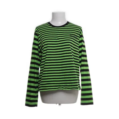 Lange mouwen shirt (Zwart, Groen) van Ganni