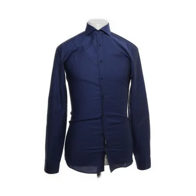 Shirt (Blauw) van Eterna Katoen, Elastaan