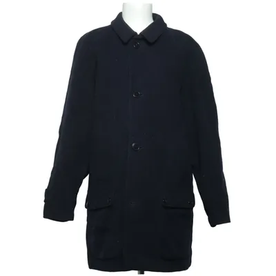 Coat (Blue) from Drabant Nylon, Viscose, Wool