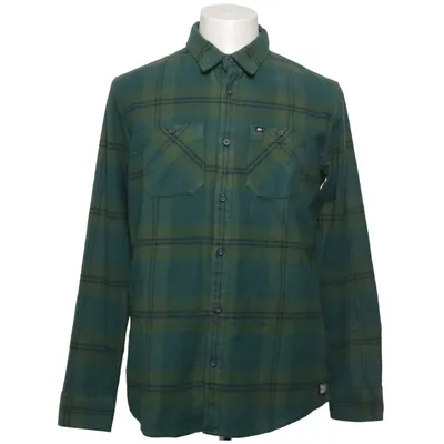 Chemise en flanelle (Vert, Bleu) de Quiksilver Coton, Élasthane
