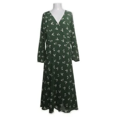 Omlottklänning (Grön, Vit) från Collectif Vintage