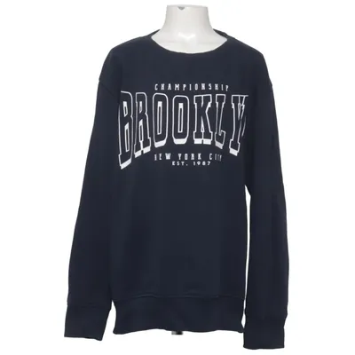 Collegetröja (Blå) från Viga Bomull, Polyester