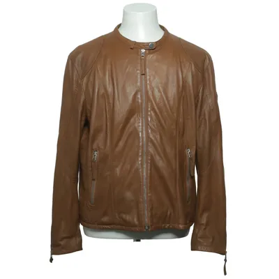 Veste en cuir (Marron) de Zeda Cuir