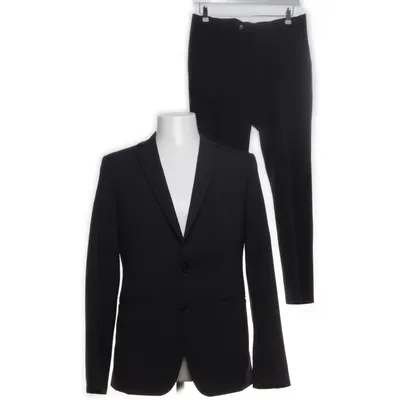 Kostym (Grå, Svart) från Digel Elastan, Polyester, Ull, Viskos